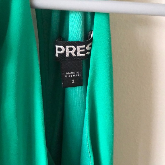 Green A-line Dress - Picture 3 of 3